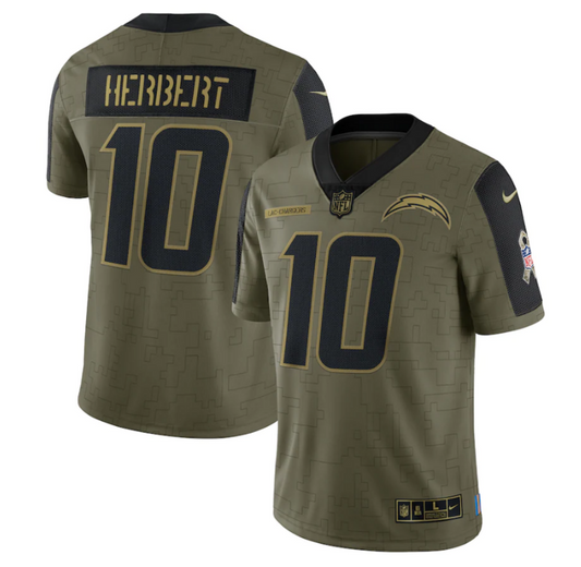 Camisa NFL Los Angeles Chargers Vapor Limited Jersey Salute To Service 2021