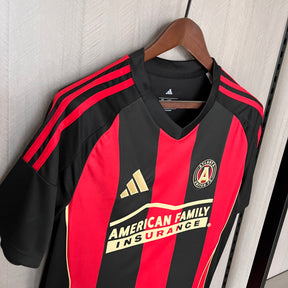 Camisa da Atlanta united  Home 2025 Preto e Vermelho