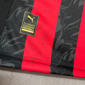 Camisa do Milan Titular 2025 Vermelha+preta
