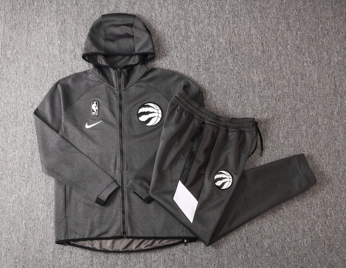 Conjunto Nike NBA Therma Flex Toronto Raptors Preto Treino