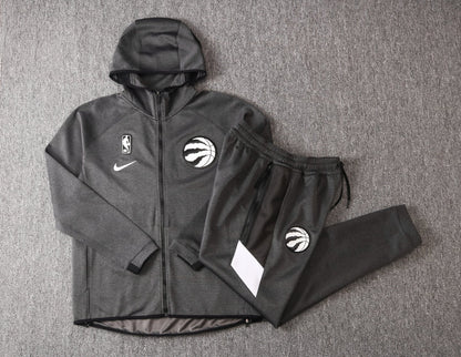 Conjunto Nike NBA Therma Flex Toronto Raptors Preto Treino
