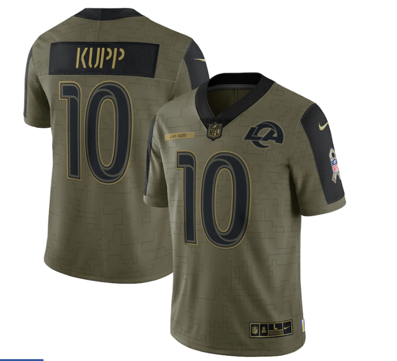 Camisa NFL Los Angeles Rams Vapor Limited Jersey Azul Salute To Service 2021