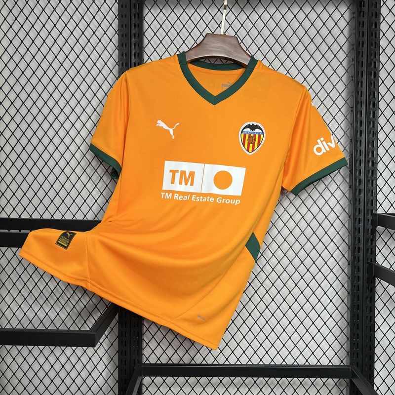 Camisa Valência III 24/25 - Masculino Torcedor - Laranja