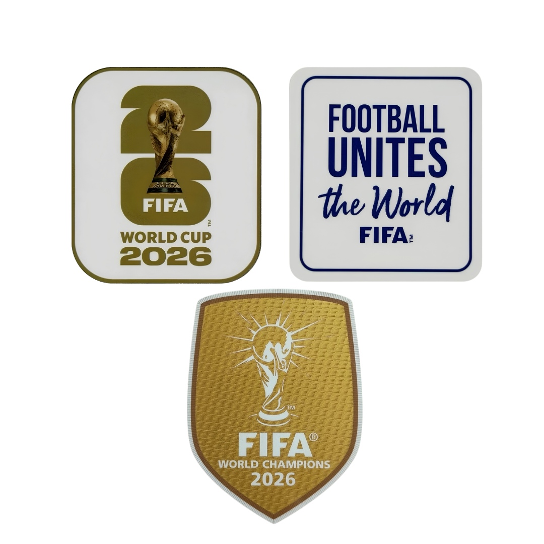 Kit 3 Patches Campeão Copa do Mundo 2026