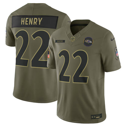 Camisa NFL Baltimore Ravens Vapor F.U.S.E. Limited Jersey Salute To Service 2025