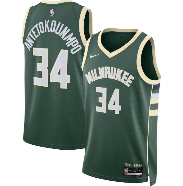 Regata NBA Milwaukee Bucks Icon Edition 22/23 Masculina