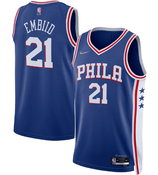 Regata NBA Philadelphia 76ers Icon Edition Diamante 75th Masculina