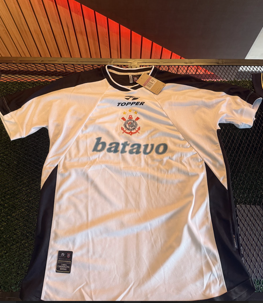 [PRONTA ENTREGA] Camisa Corinthians I Retrô 2000 Mundial Topper Batavo