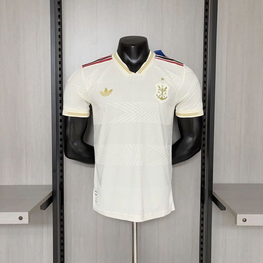 [PRONTA ENTREGA]  Camisa Flamengo Third III 25/26 Masculina - Bege - Jogador