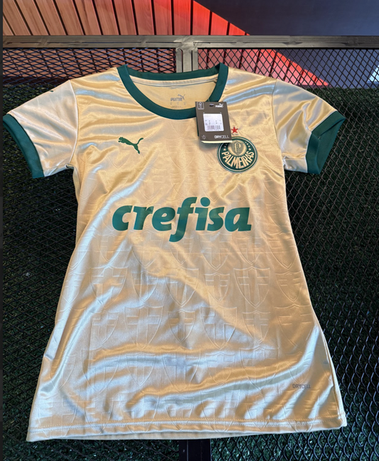 [PRONTA ENTREGA] Camisa 3 Palmeiras 2024/25 Dourada Feminina