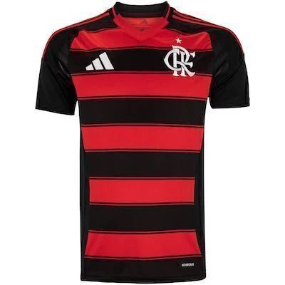 [PRONTA ENTREGA]  Camisa Flamengo I 2025 - Vermelha + Preta Jogador
