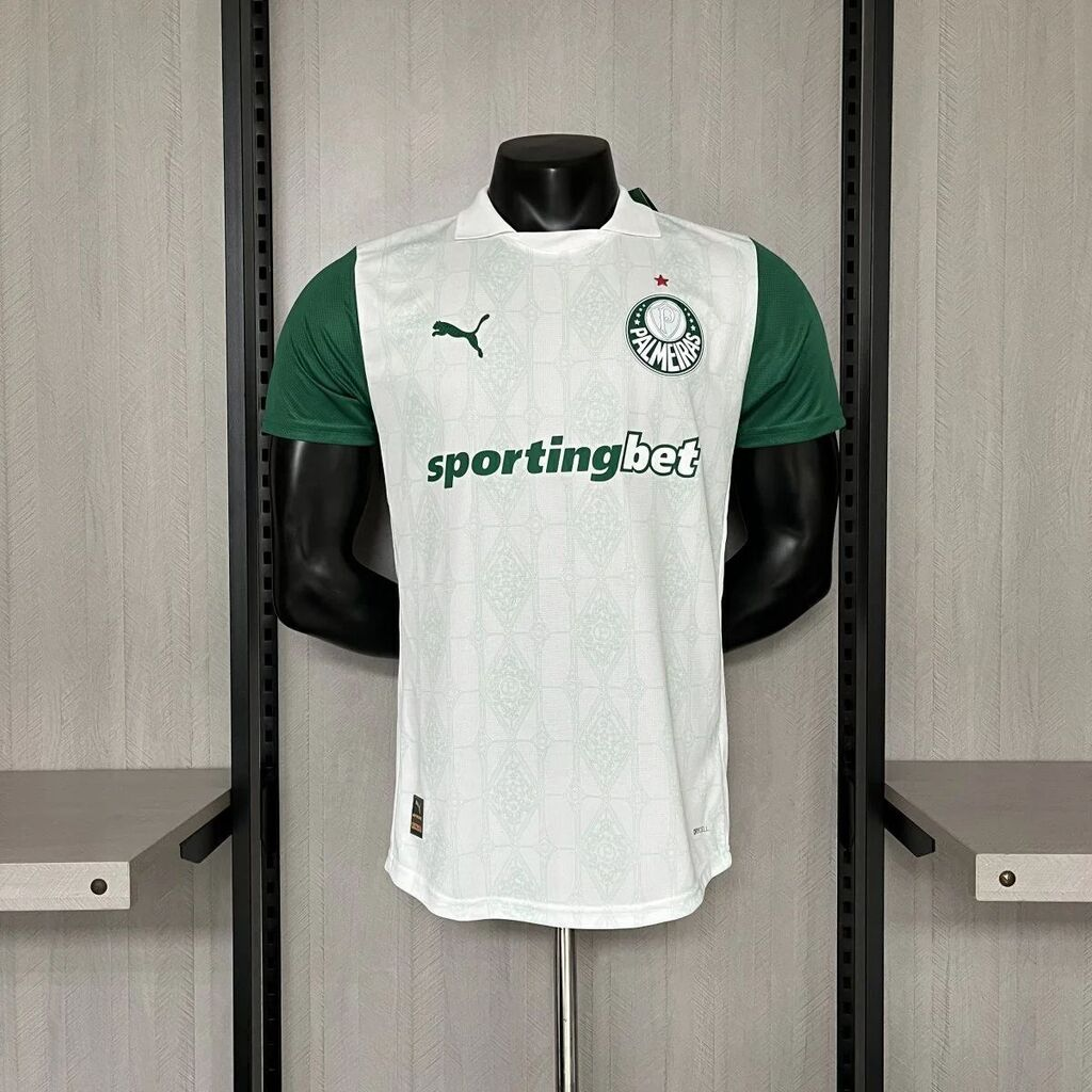 [PRONTA ENTREGA]  Camisa Palmeiras AWAY 2025 - Branca - Jogador