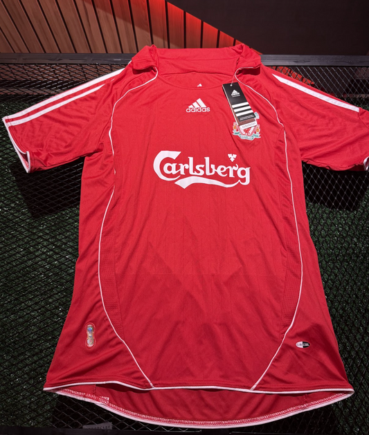 [PRONTA ENTREGA] Camisa Liverpool Retrô 06/2007 Vermelha - Adidas
