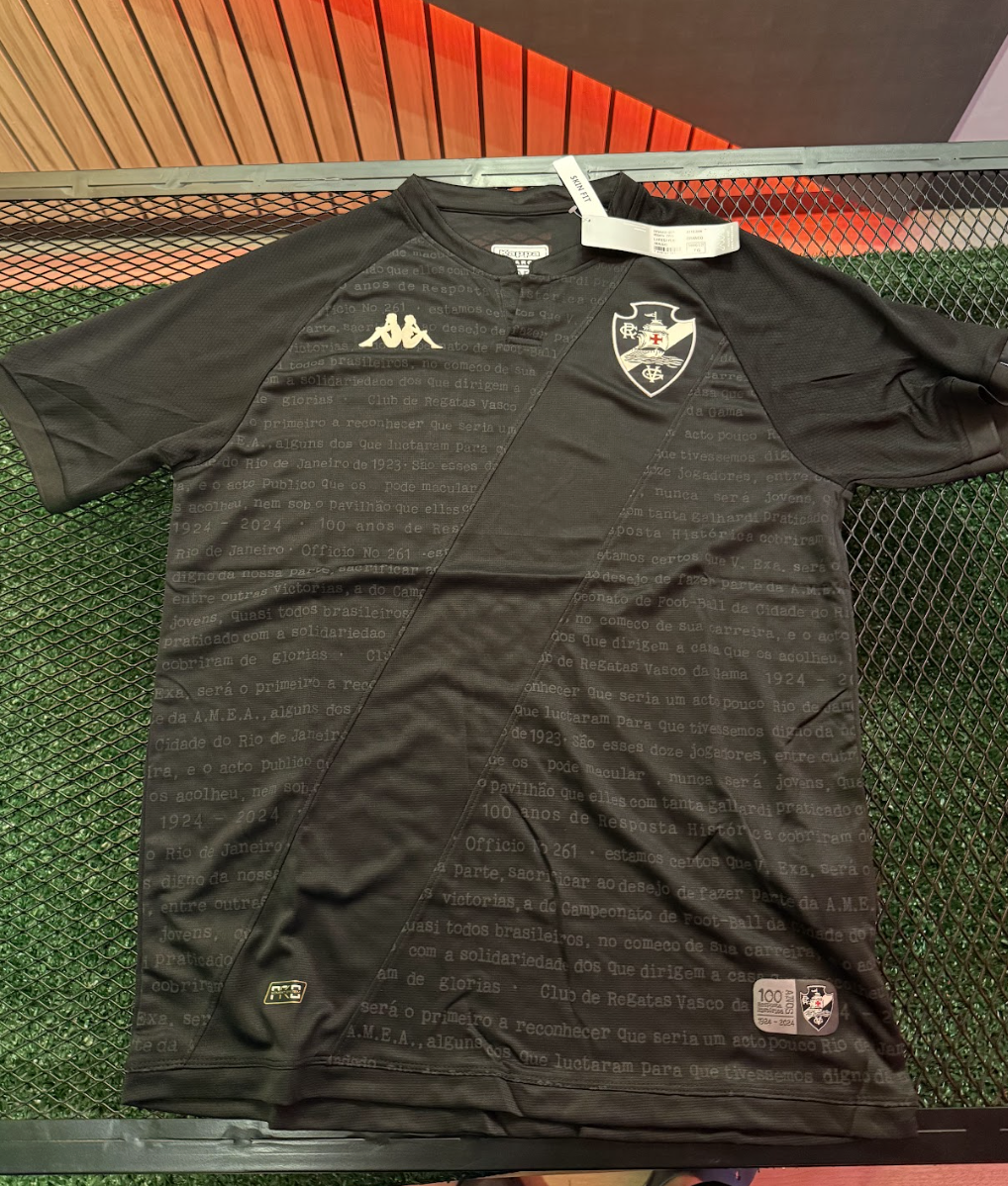 [PRONTA ENTREGA] Camisa Kappa Masculina Vasco III 24/25