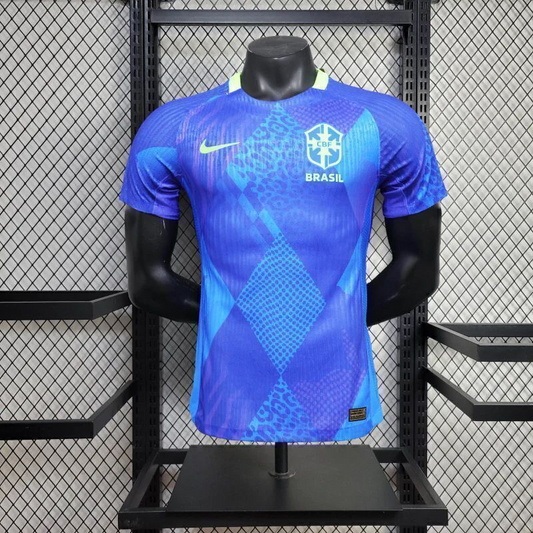 [PRONTA ENTREGA]  Camisa da Seleção do Brasil II 2025/26 Masculina Azul Jogador