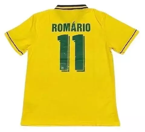 [PRONTA ENTREGA] Camisa Retrô Brasil Romário Copa Do Mundo 1994 Amarela