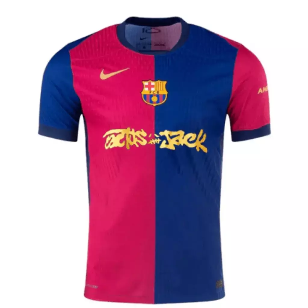 [PRONTA ENTREGA] Barcelona Travis Scott 2024 - Vermelho e Azul