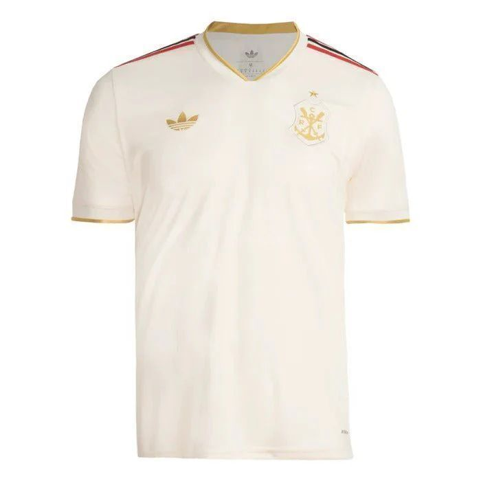 [PRONTA ENTREGA]  Camisa do Flamengo III Bege - 2025/2026 Masculina Torcedor