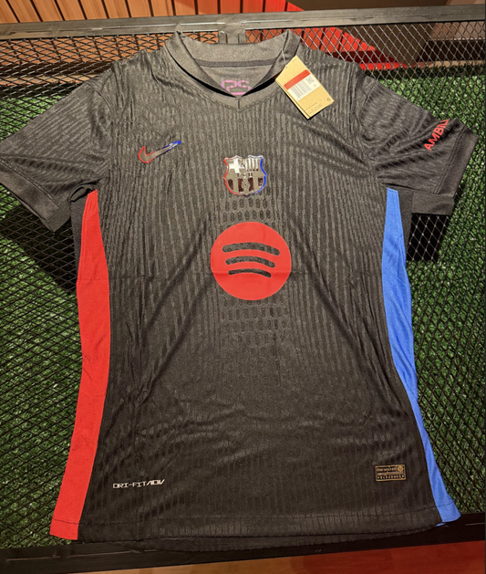 [PRONTA ENTREGA] Camisa Barcelona Away Jogador 2024/25 - Preta
