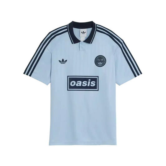 [PRONTA ENTREGA] Camisa Futebol Comemorativa Live 25 Oasis x Adidas Torcedor Azul Masculina