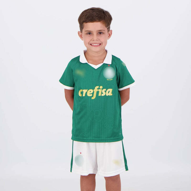 [PRONTA ENTREGA] Kit Infantil Palmeiras crefisa verde