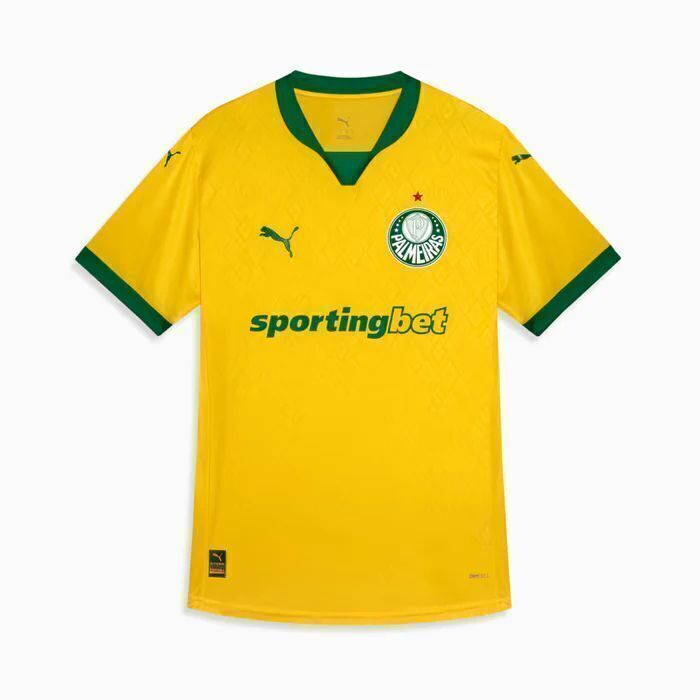 [PRONTA ENTREGA]  Camisa Palmeiras III 2025/26 Amarela - Jogador