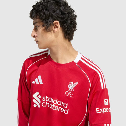 Camisa adidas Liverpool 2025/26 I Manga Longa
