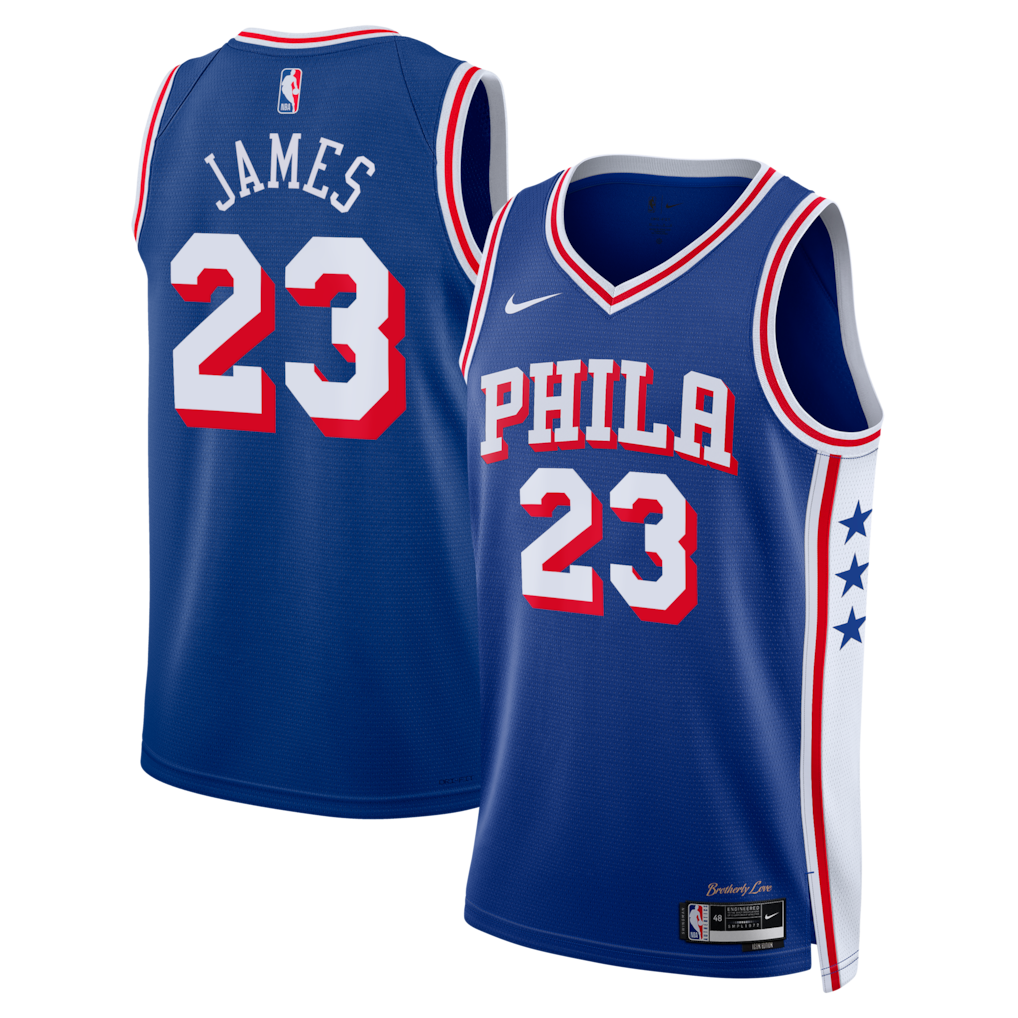 Regata NBA Philadelphia 76ers Icon Edition LeBron James Masculina