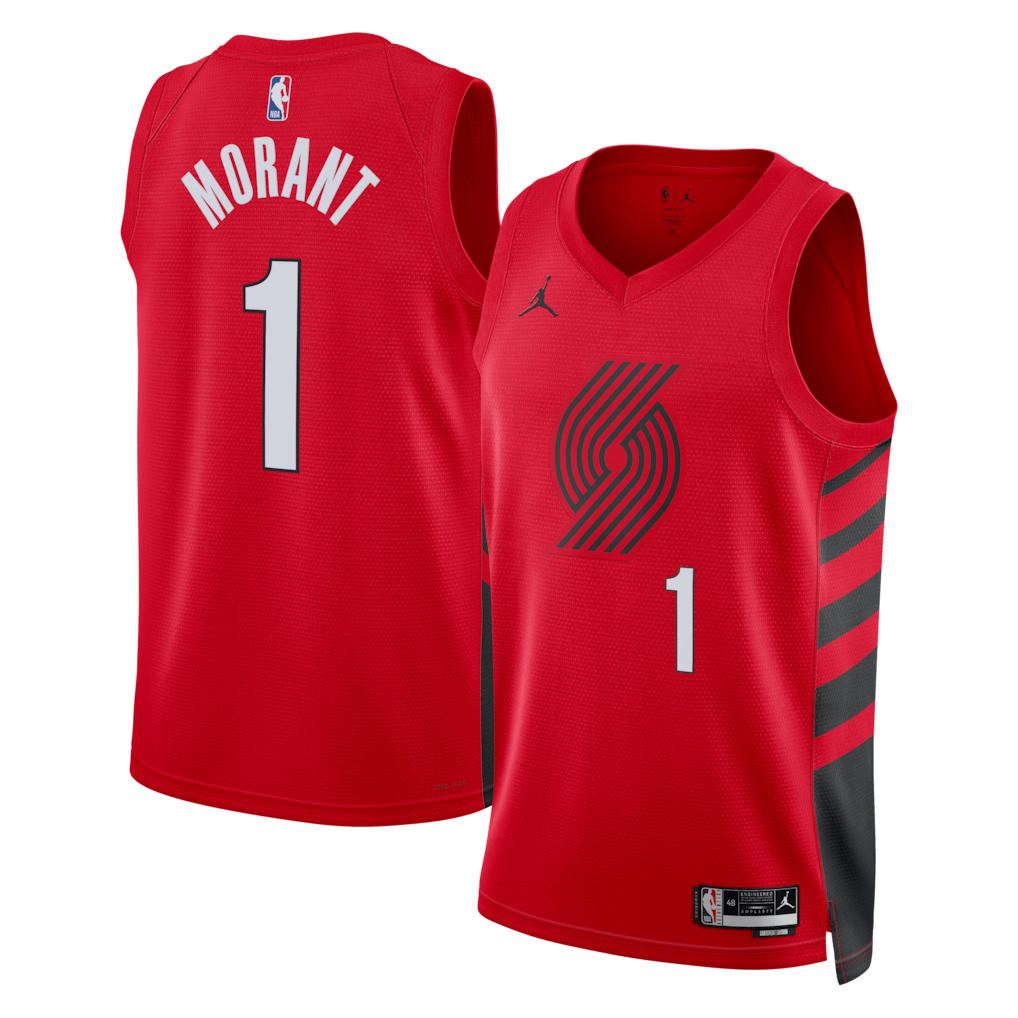 Regata NBA Portland Trail Blazers Statement Edition Ja Morant Masculina