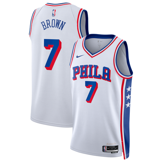Regata NBA Philadelphia 76ers Association Edition Jaylen Brown Masculina