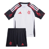 Kit Infantil Flamengo II 25/26 Torcedor Adidas - Branco - DA Sports Oficial