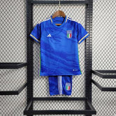 Kit Infantil Itália 23/24 - Azul - DA Sports Oficial