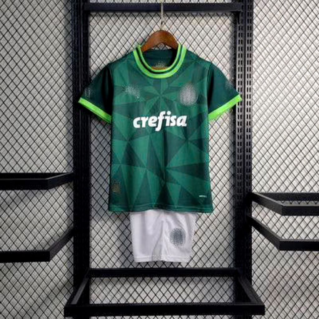Kit Infantil Palmeiras 23/24 Home - Verde - DA Sports Oficial