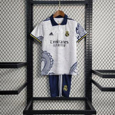 Kit Infantil Real Madrid 23/24 - Branca - Special Edition - DA Sports Oficial