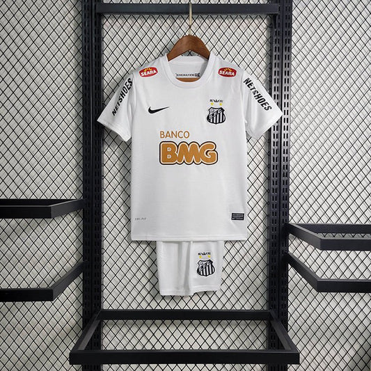 Kit infantil Santos 2012 Retrô - Branca Nike - DA Sports Oficial