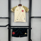Kit infantil - Vasco III 24/25 Kappa - Bege - DA Sports Oficial