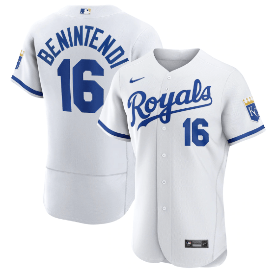 Camisa MLB Kansas City Royals Branca Authentic