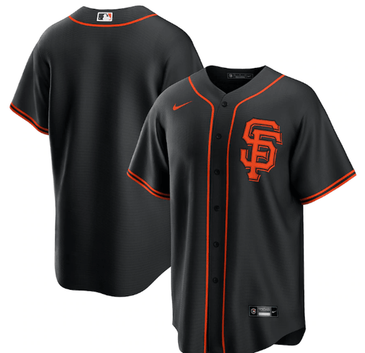 Camisa MLB San Francisco Giants Preta Torcedor