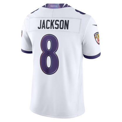 Camisa NFL Baltimore Ravens Vapor F.U.S.E. Limited 26/27 Jersey Branca