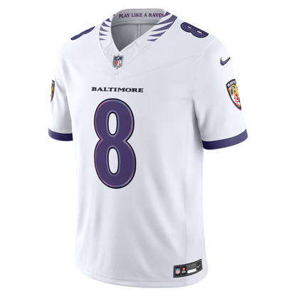 Camisa NFL Baltimore Ravens Vapor F.U.S.E. Limited 26/27 Jersey Branca