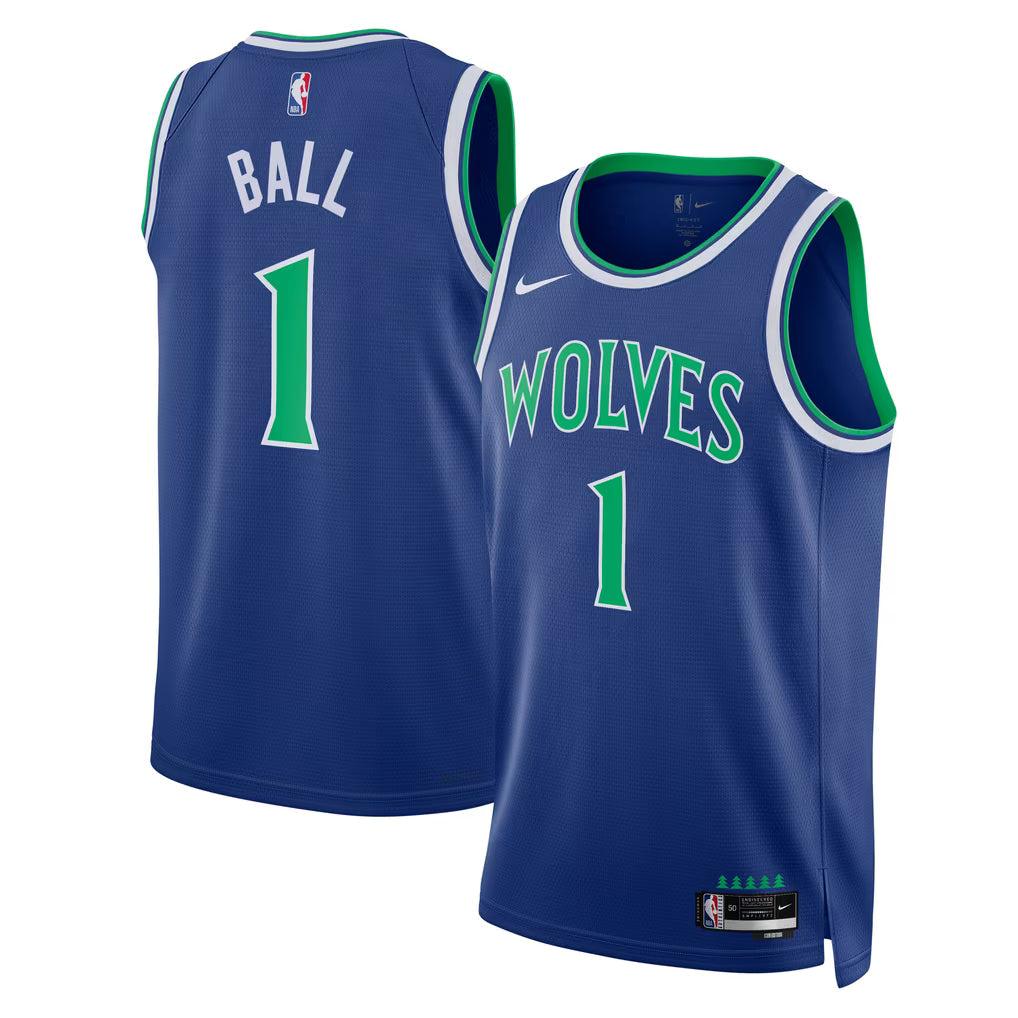 Regata NBA Minnesota Timberwolves Icon Edition 26/27 Masculina
