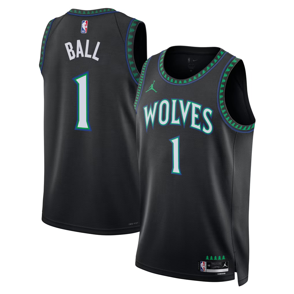 Regata NBA Minnesota Timberwolves Statement Edition LaMelo Ball Masculina