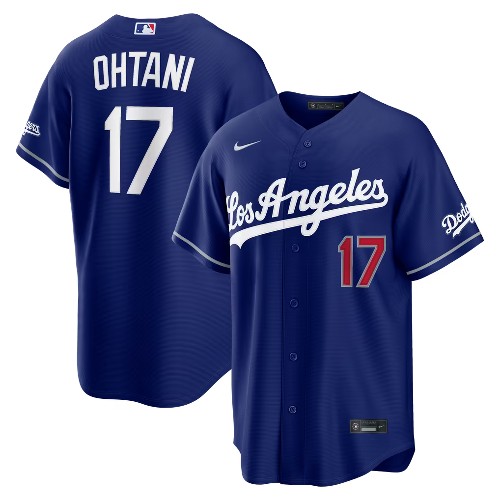 Camisa MLB Los Angeles Dodgers Jersey Azul Alternate