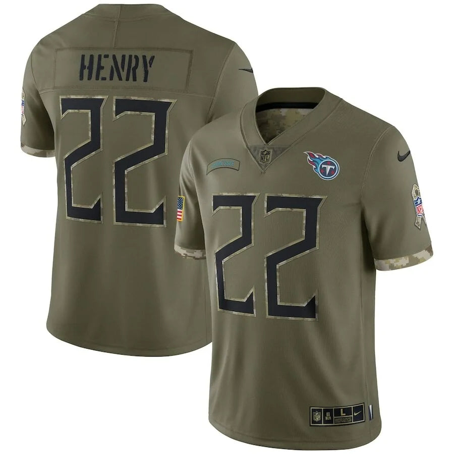 Camisa NFL Tennessee Titans Vapor Limited Jersey Salute To Service 2022