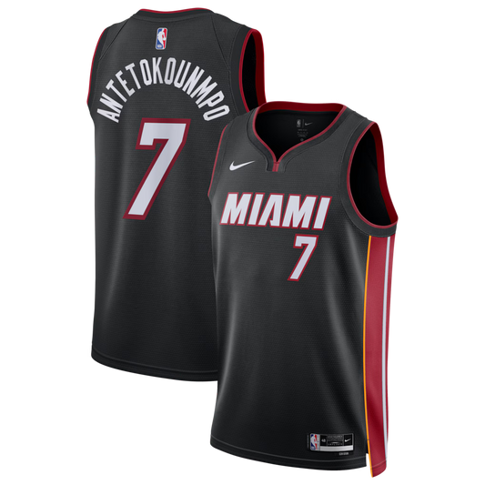 Regata NBA Miami Heat Icon Edition Giannis Antetokounmpo Masculina