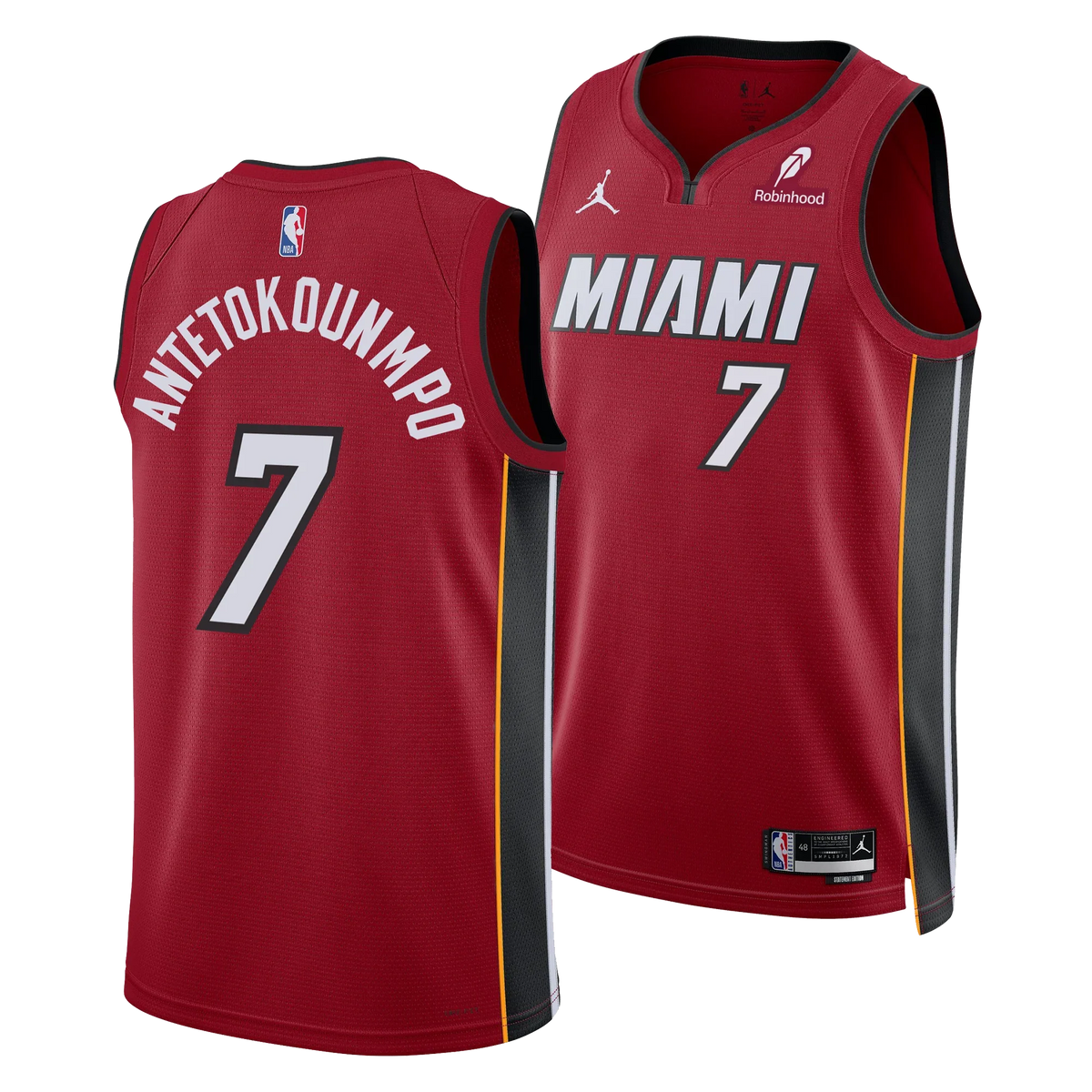 Regata NBA Miami Heat Statement Edition Giannis Antetokounmpo Masculina