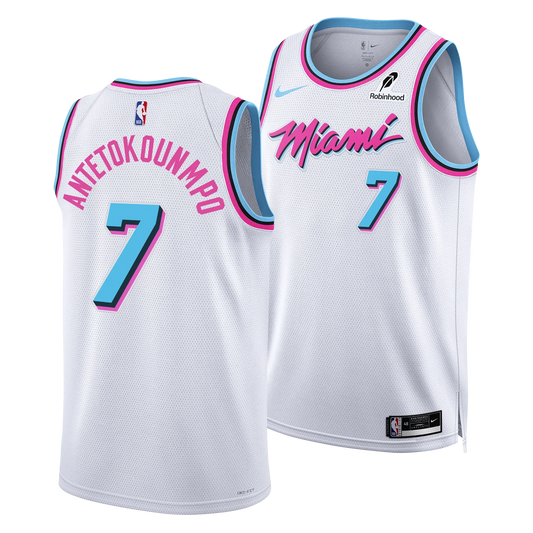 Regata NBA Miami Heat Vice Edition Giannis Antetokounmpo Masculina