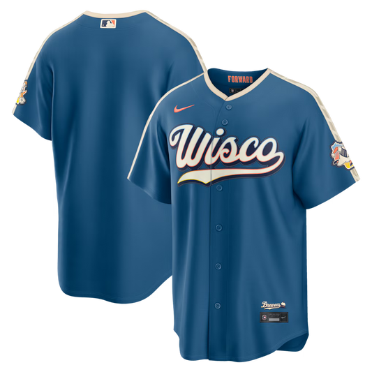 Camisa MLB Milwaukee Brewers CityConnect 2026