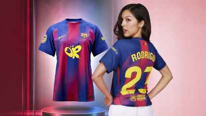 Camisa Barcelona x Olivia Rodrigo I 25/26 Nike Feminina Torcedor