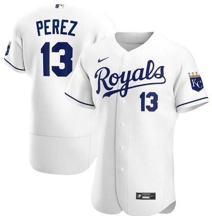 Camisa MLB Kansas City Royals Branca Authentic